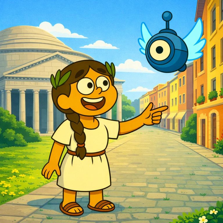 LooksArt: Secrets of Ancient Rome — a kids' quest in the app